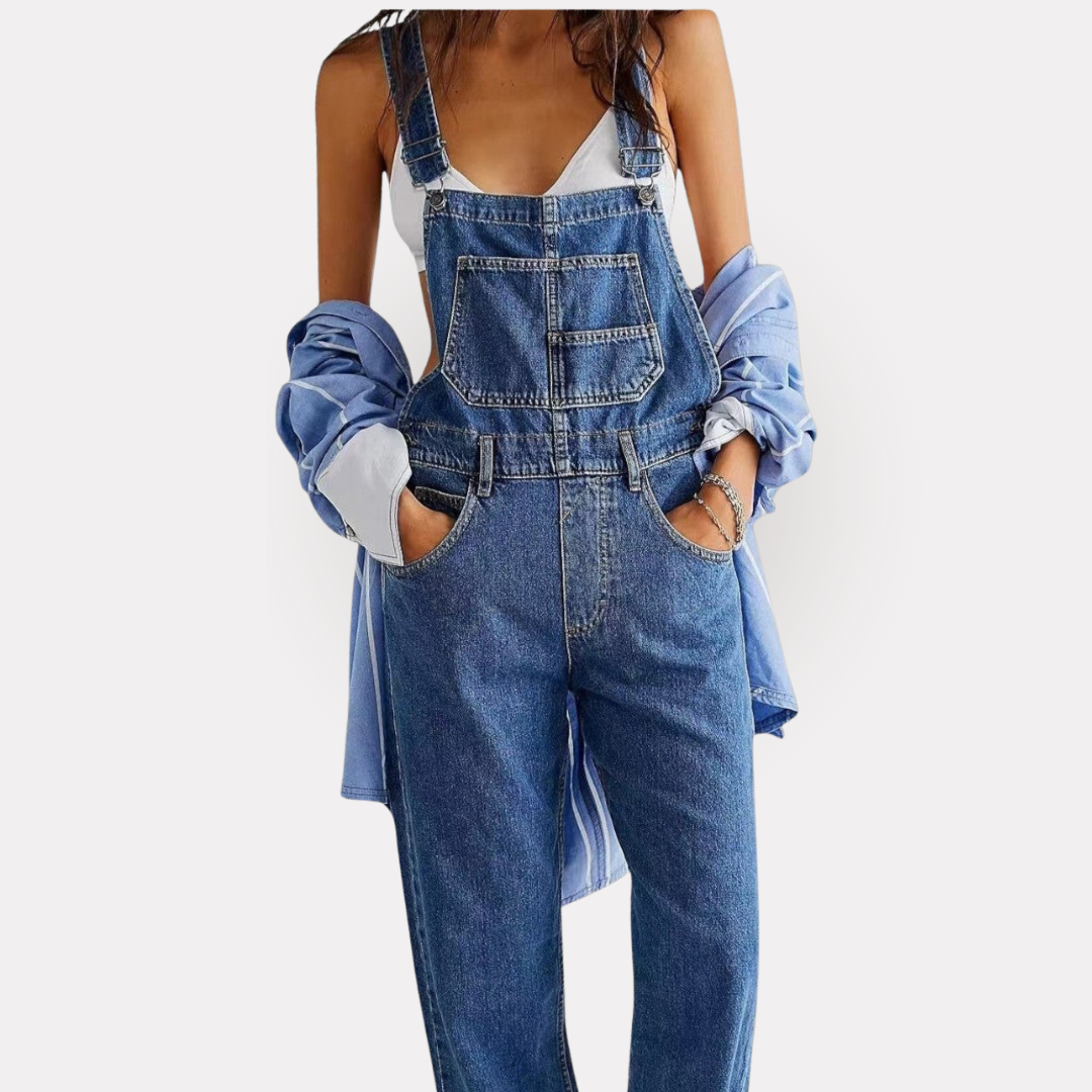 Jacqui - Combinaison Denim Urbaine