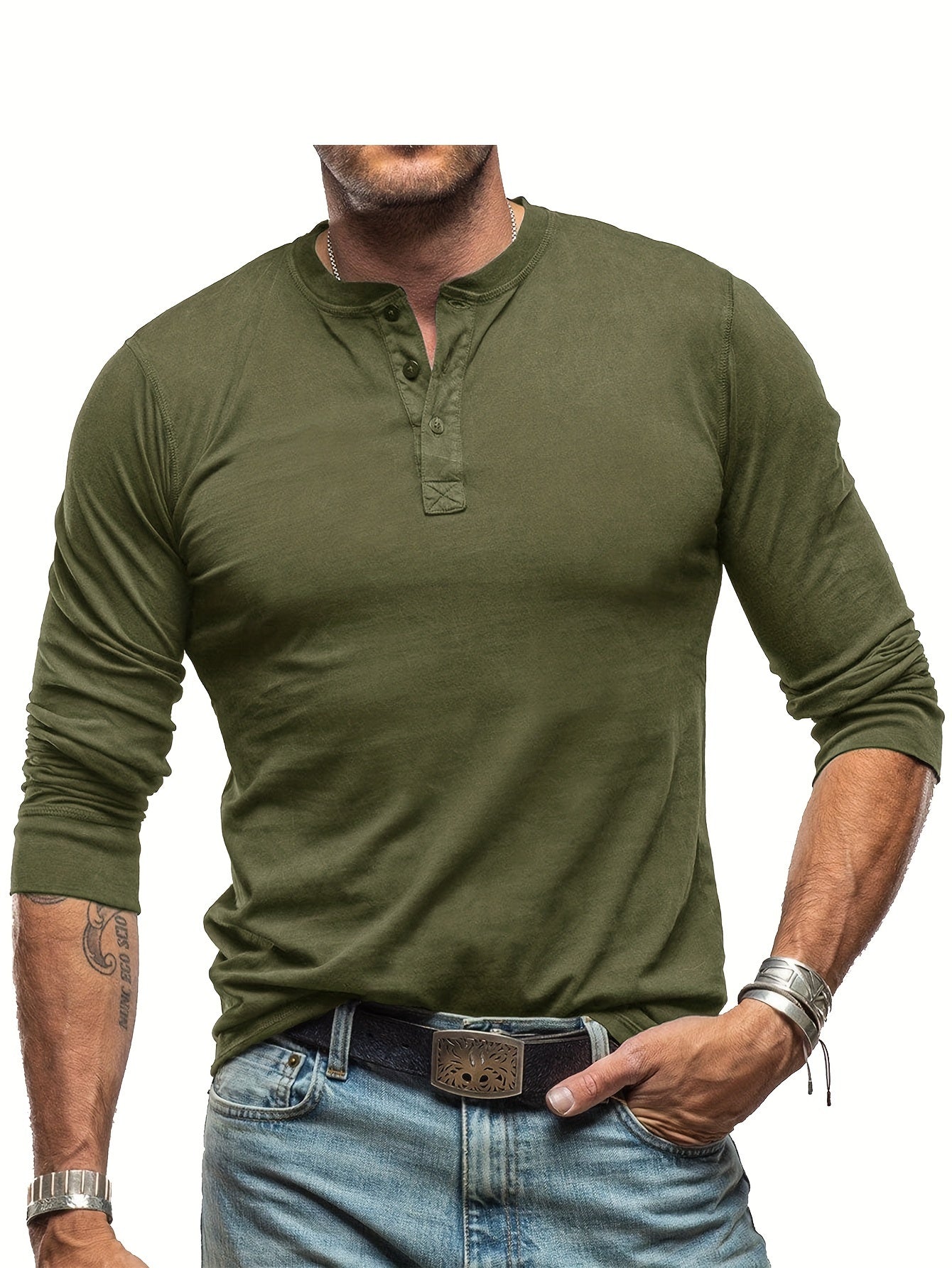 EDGARDO | CHEMISE VINTAGE À MANCHES LONGUES