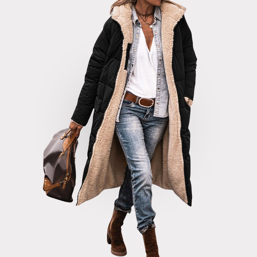 Anny - Manteau Réversible Élégant