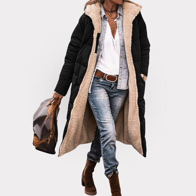 Anny - Manteau Réversible Élégant