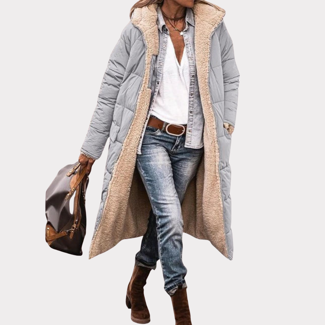 Anny - Manteau Réversible Élégant