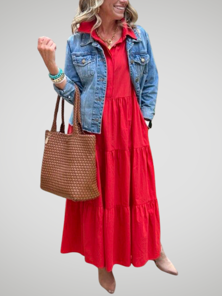 Bente - Robe Maxi Élégante