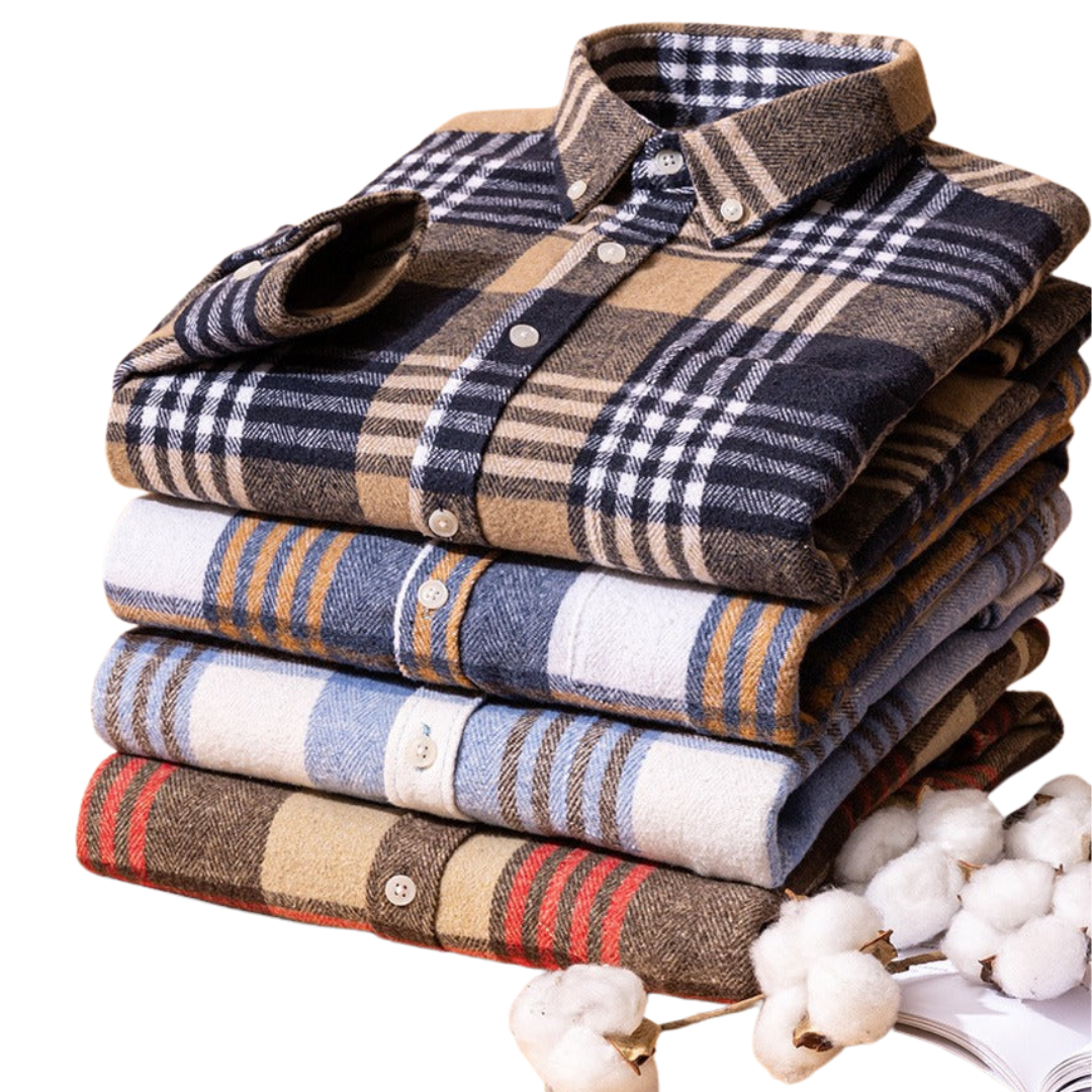 Luvare Paris - Chemise à Carreaux en Coton