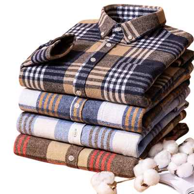 Luvare Paris - Chemise à Carreaux en Coton