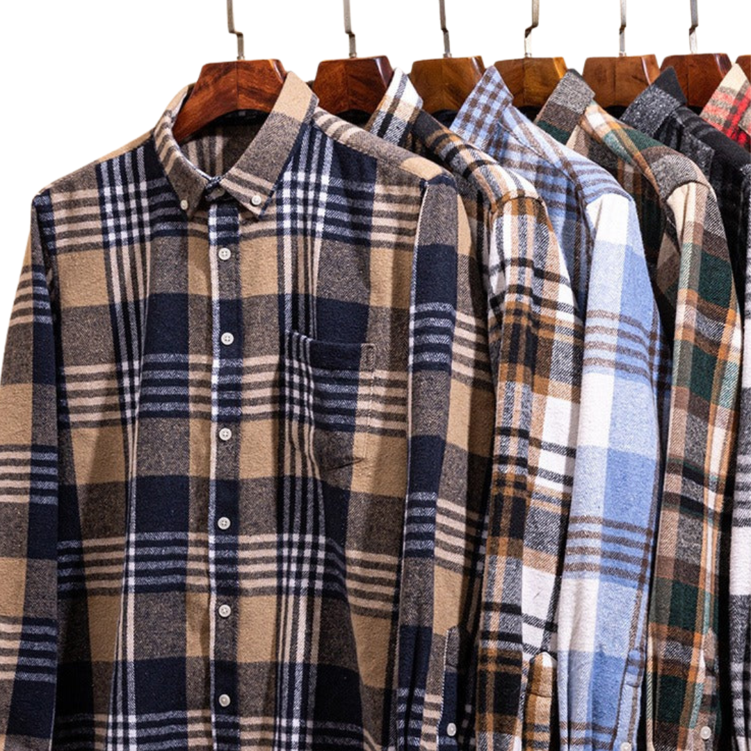 Luvare Paris - Chemise à Carreaux en Coton