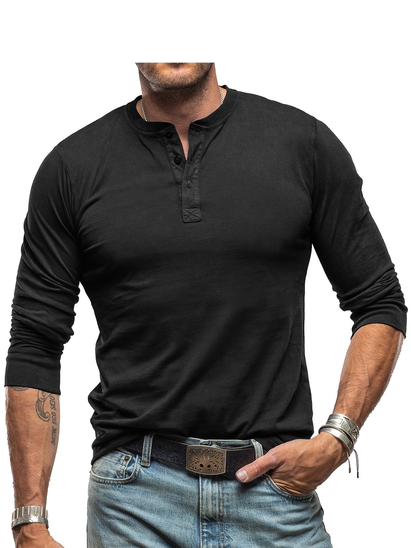 EDGARDO | CHEMISE VINTAGE À MANCHES LONGUES