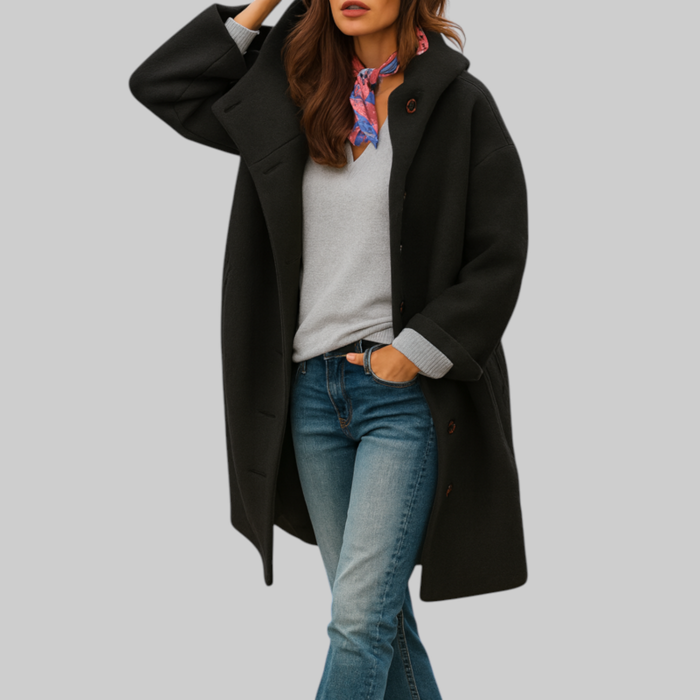 Freja | manteau quotidien, de longueur moyenne et confortable