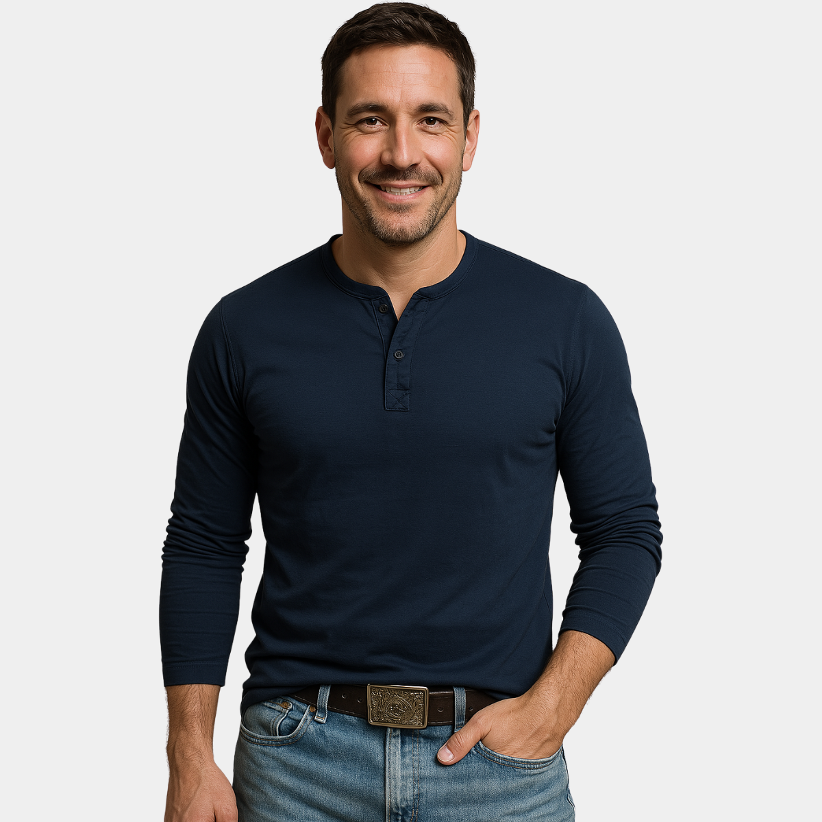 EDGARDO | CHEMISE VINTAGE À MANCHES LONGUES