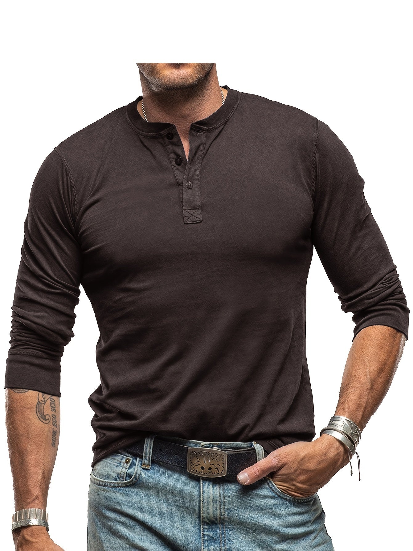 EDGARDO | CHEMISE VINTAGE À MANCHES LONGUES